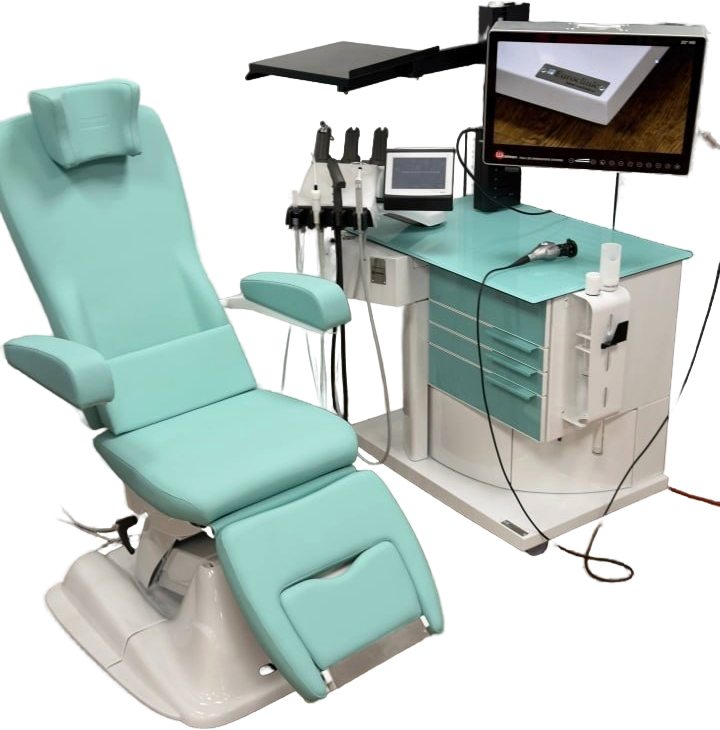 ЛОР-комбайн Euroclinic Otocompact Steel с видеоэндоскопией Steinmann